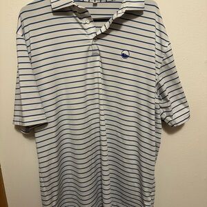 Peter Millar Blue Golf Polo Shirt